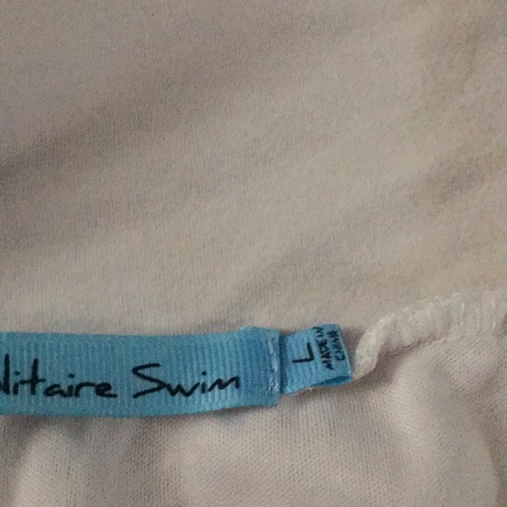 A large white long skirt